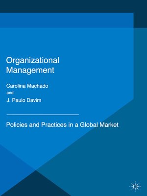 cover image of Organizational Management